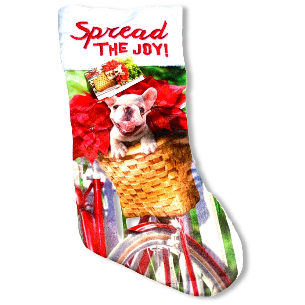 Frenchie Holiday Stocking ❅ Spread the Joy!